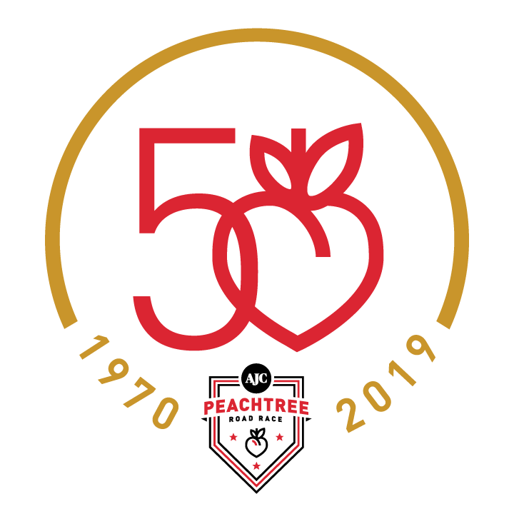 Peachtree Road Race on 4th of July - 50th Anniversary