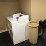 The Crestwood washer and dryer are ready for use.